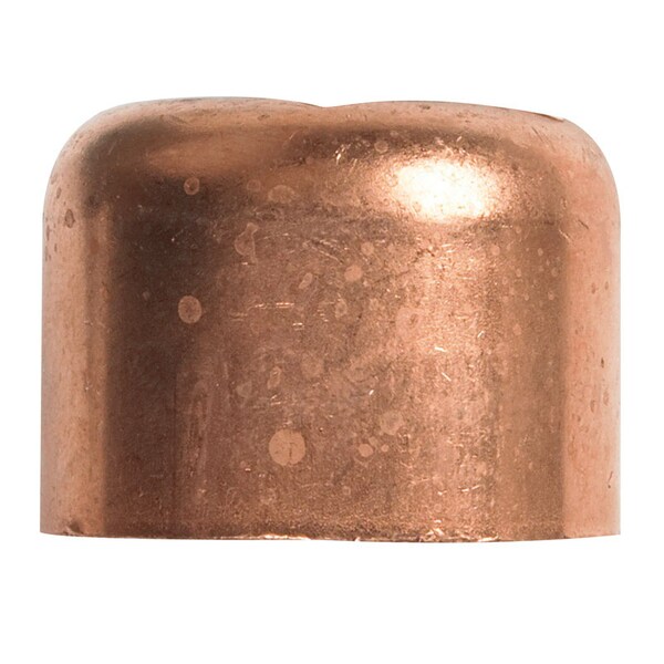 B & K NIBCO 1 in. Sweat X 1 in. D Cap Copper Cap 1 pk W01870D - main